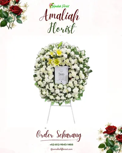Krans Bunga Duka Cita di Selomirah