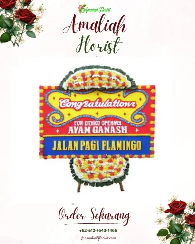 Bunga Papan Congratulation di Selomirah